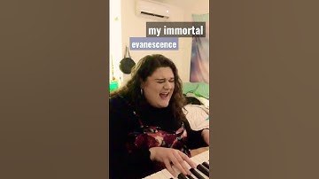 Thumbnail of my immortal #singersongwriter #singer #coversong #cover #evanescence #2000s #singing #piano