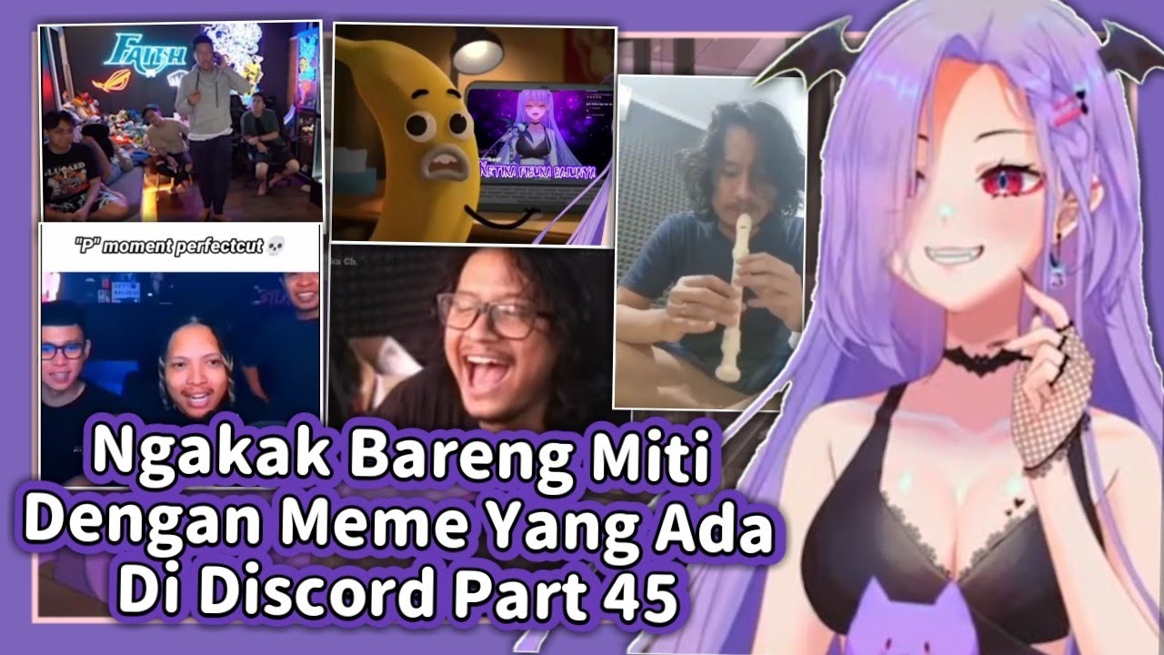 Ngakak bareng Miti dengan meme review discord Part 45 | 【 Clip Mythia Batford 『 Vtuber Indie 』 】