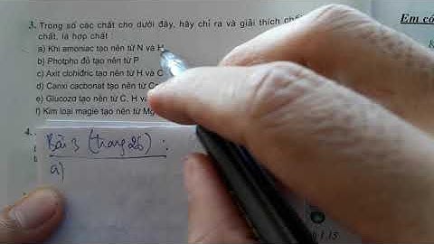 Bài tập hóa học 8 sgk trang 26 năm 2024