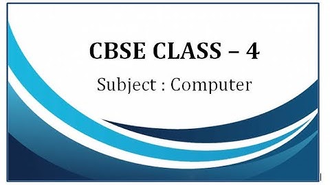 CBSE board subject computer class 4 chapter 5 Microsoft word 2007