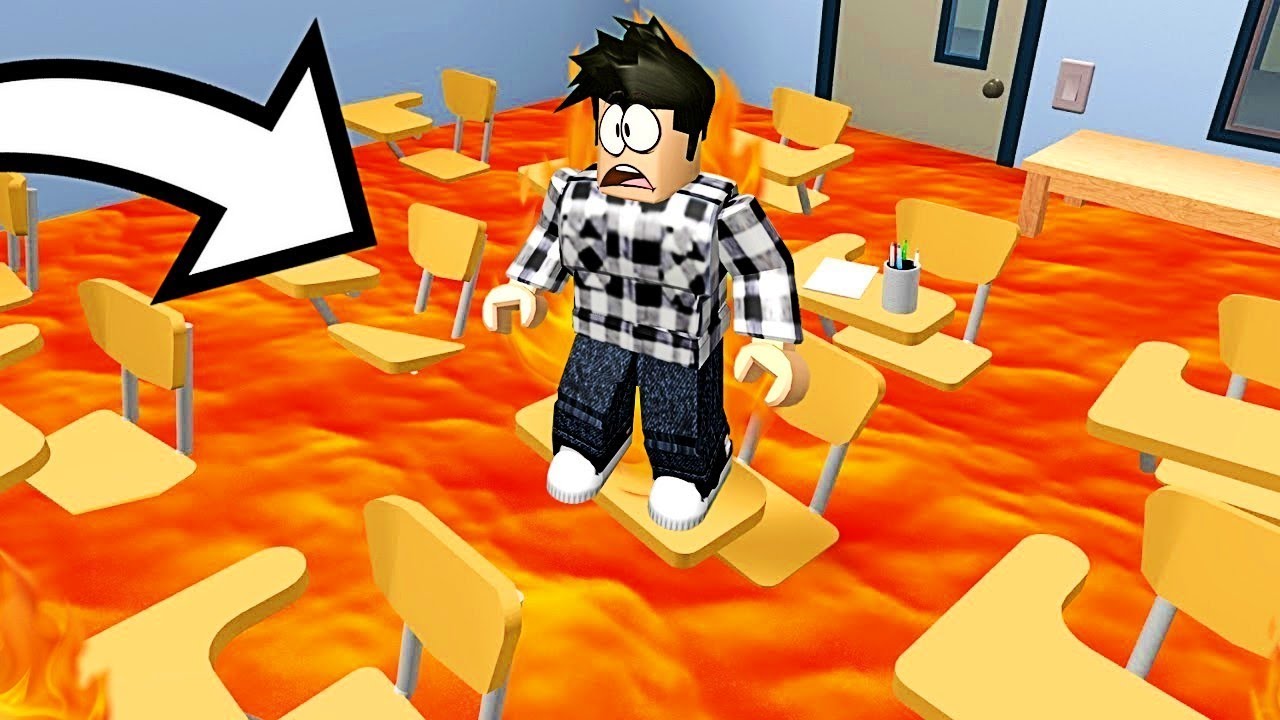 The Floor Is Lava Sur Roblox Youtube - roblox the floor is lava dans floor is lava game roblox