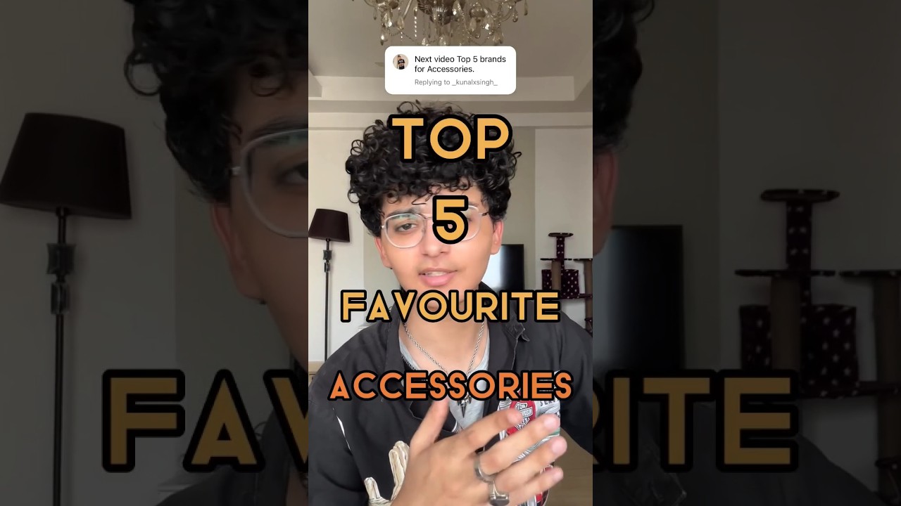 TOP 5 FAVOURITE ACCESSORIES *in my collection* ‼️ #aesthetic #ootd #sneakerhead #foryou #accessories