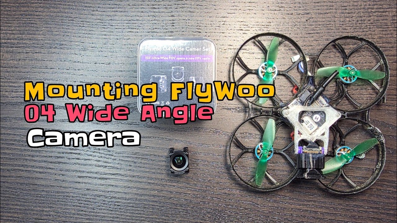 Установка широкоугольной камеры Flywoo O4