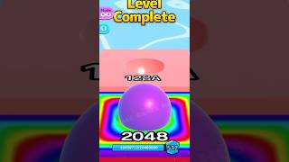 Rare Rainbow 256A Purple Ball In 2048 Rainbow Tile Ball Run 2048