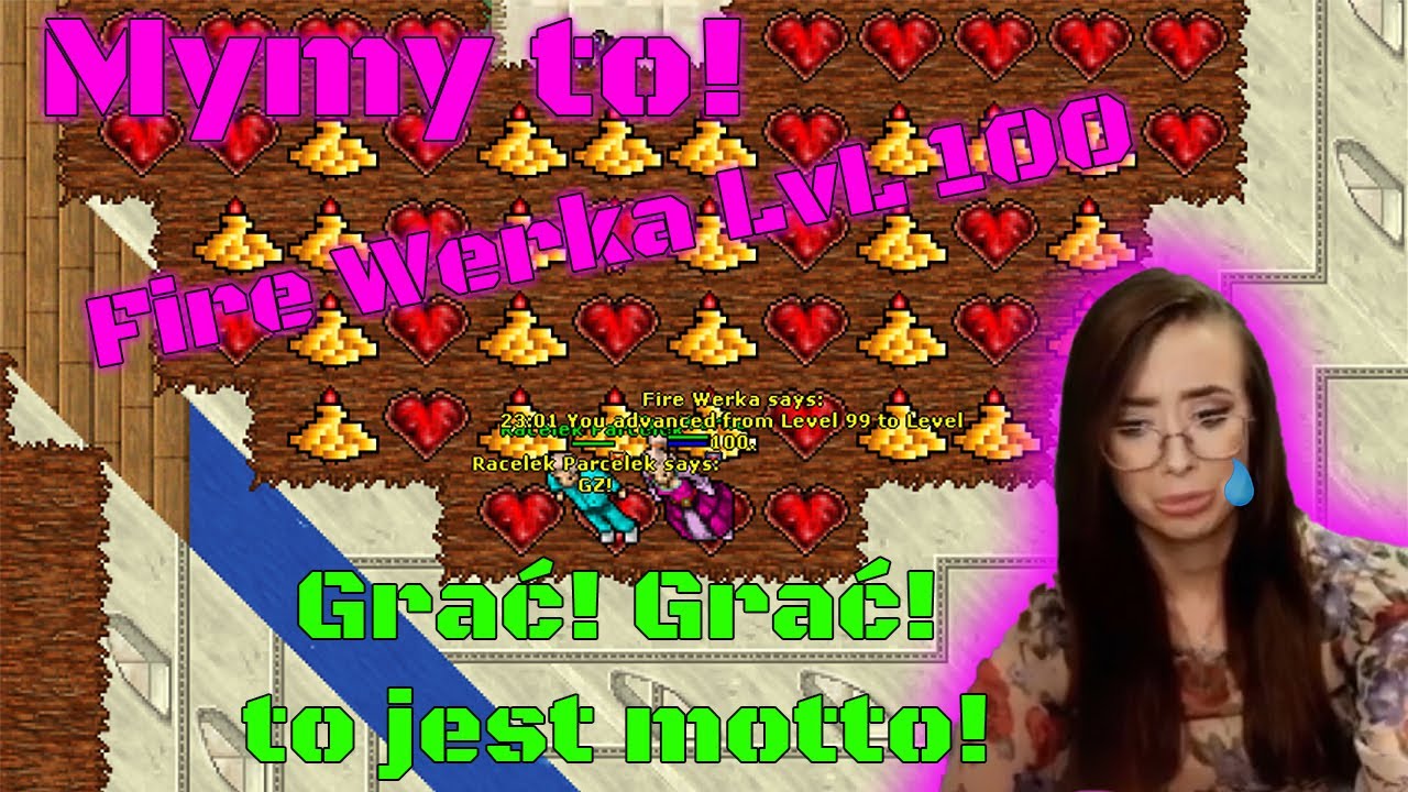 Mamy to! Fire Werka Level 100! - Tibia 2021