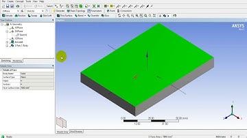 ANSYS WORKBENCH- Geometry- Extrude in Detail