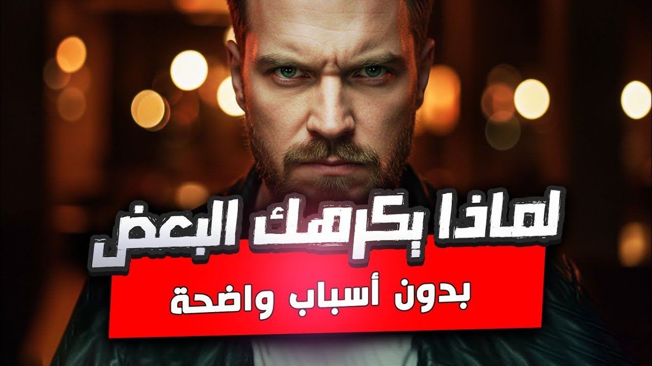 لماذا يكرهك البعض بدون اسباب واضحه اسباب كره الناس لك (ريدبيل)