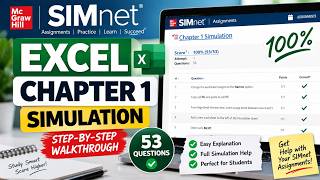 SIMnet Excel Chapter 1 Simulation | Step-by-Step Walkthrough & Help