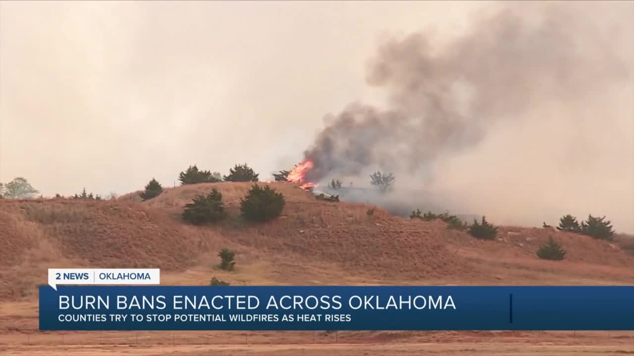 Lack of rain forces some Oklahoma counties to enact burn bans YouTube