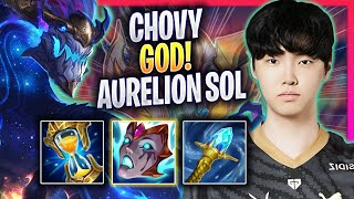 CHOVY IS A GOD WITH AURELION SOL! - GEN Chovy Plays Aurelion Sol MID vs Tristana! | Season 2024