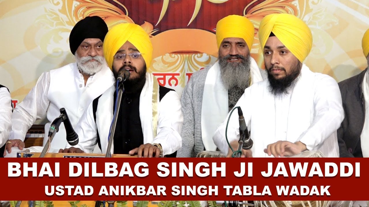 Mann Moleyo Har Charan Sange by Bhai Dilbag Singh Ji Jawaddi with Ustad Anikbar Singh Tabla Wadak