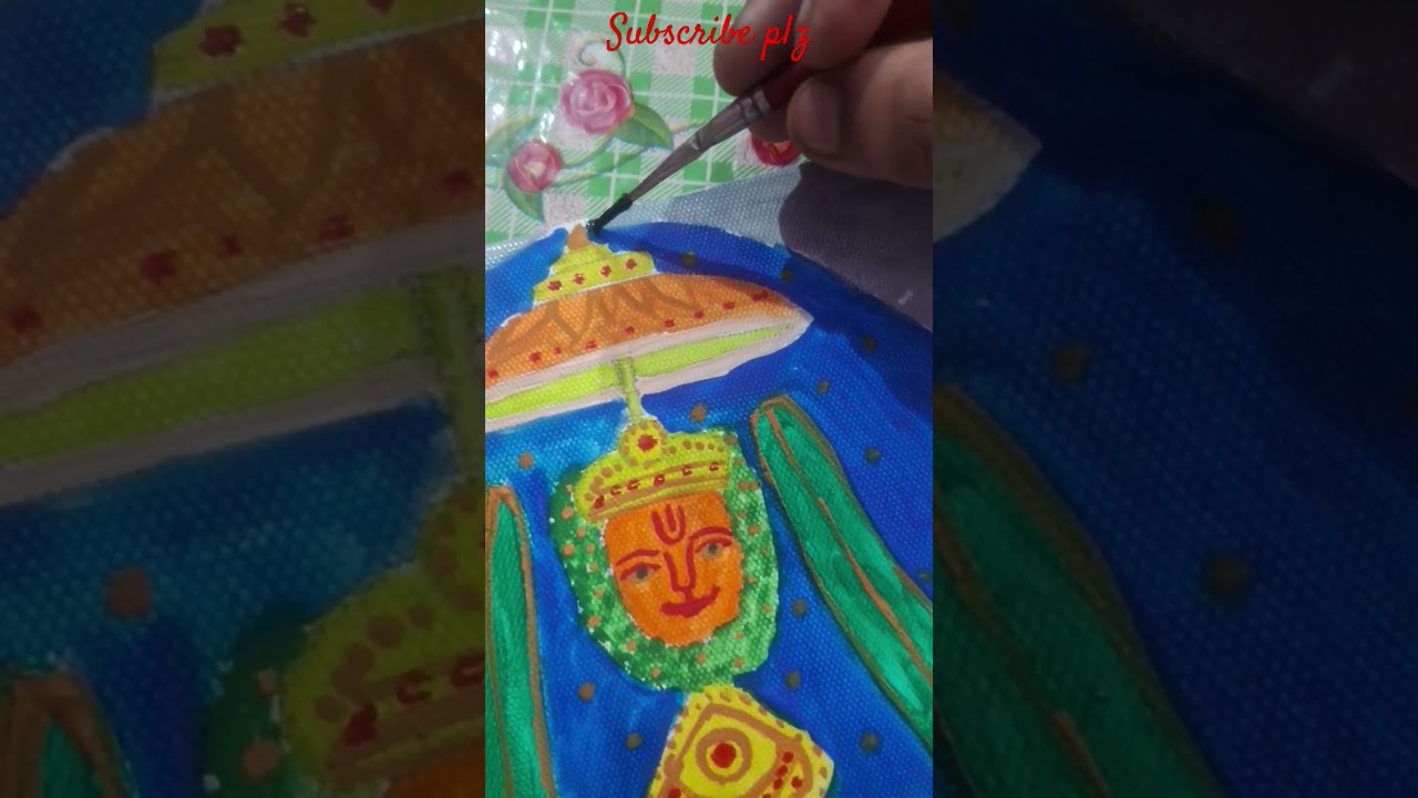 kamtanath swami painting in canvas  