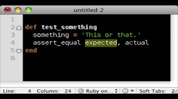 TextMate Testing Macro