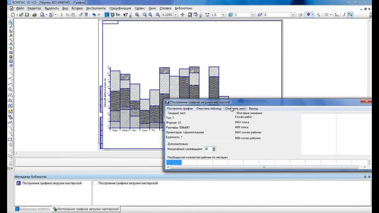 График загрузки мастерской - YouTube