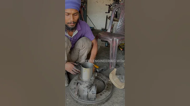 How to sleeve press #repair #toptrending #valve #clarence #polish #ok #oil #truck #jcb #engine #car