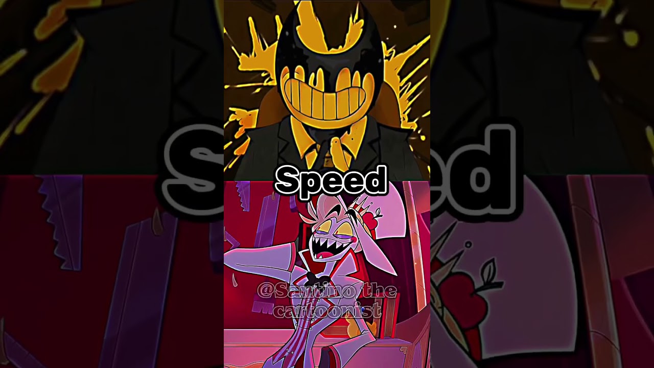 Bendy vs Hazbin Hotel part 3 #bendyandtheinkmachine #hazbinhotel