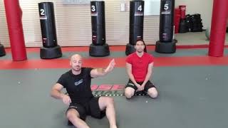 Guard Position - Double Scoop Pass Defense (Cosens Martial Arts)