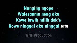 Happy Asmara - Nemen (Karaoke Version) Tanpa Kendang
