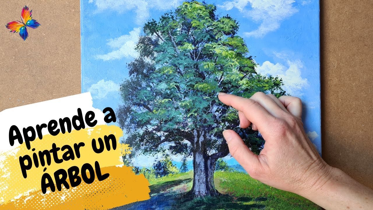 Pintar el árbol de la vida - Consejos y tutorial para pintar un árbol  fácilmente