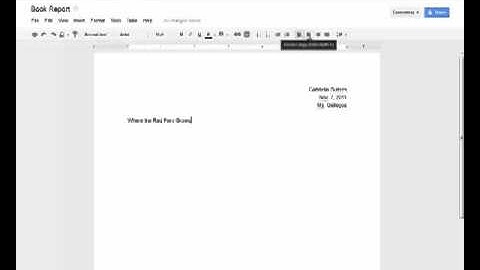Changing the title in Google docs