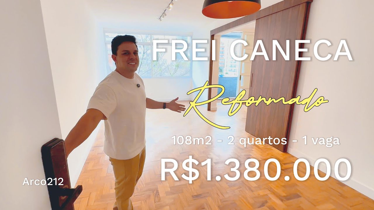 APARTAMENTO À VENDA REFORMADO COM ALMA MODERNISTA NA FREI CANECA | 2 QUARTOS | 108M²
