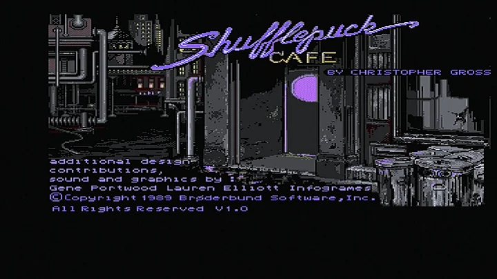 Shufflepuck Cafe - Commodore Amiga Gameplay - Broderbund 1989
