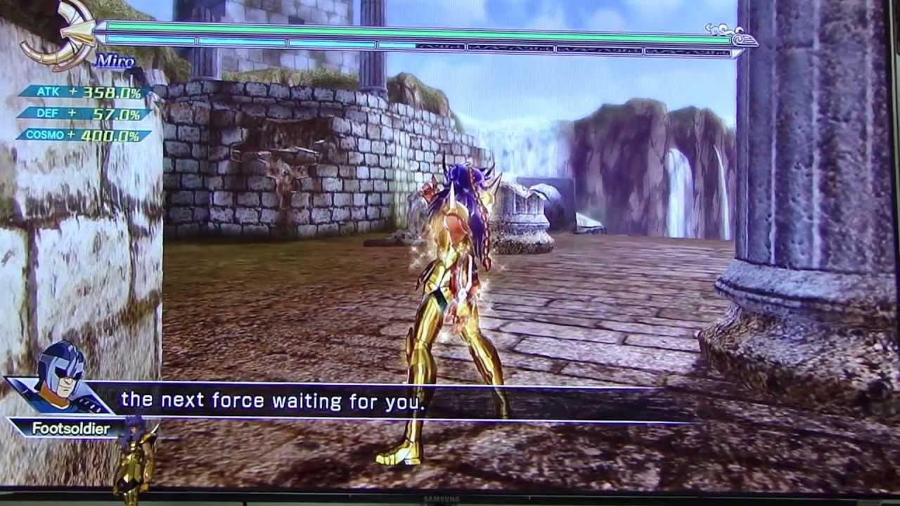 Saint Seiya Senki Milo de Escorpião Gameplay