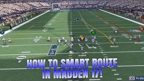 HOW TO SMART ROUTE IN MADDEN 17! MAKE ROUTES LONGER OR SHORTER!