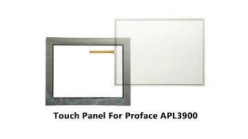 For Proface APL 3900 touch screen and overlay repair with membrnae keypad, lcd display replacement