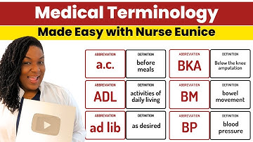 🩺 2024 Medical Terminology Made Easy - Part 1