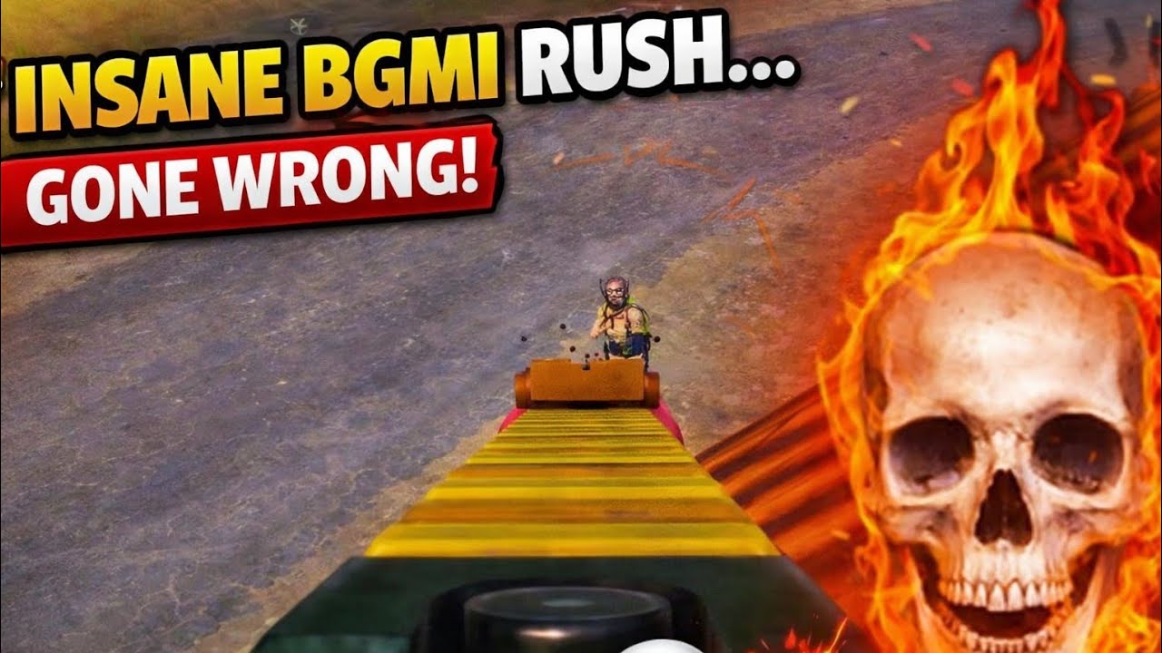 Insane BGMI Rush That Ended in Disaster 😈💥