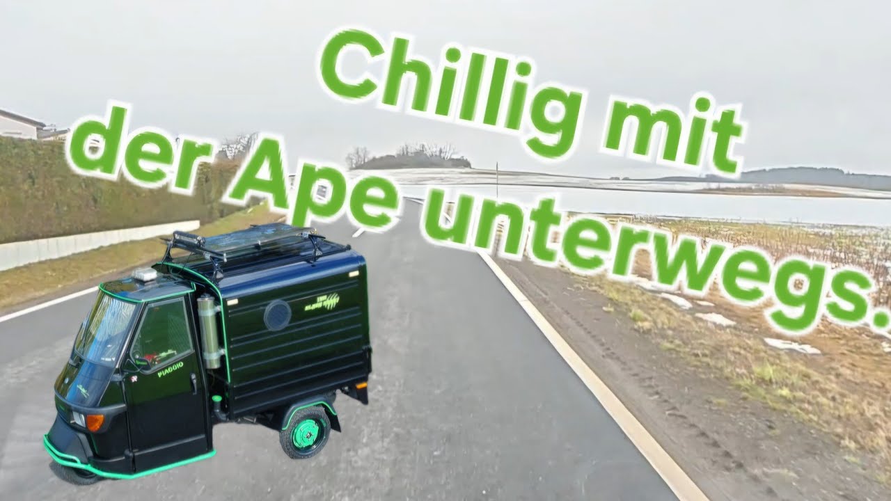 Ape 50 # Piaggio # Chillig mit der Ape unterwegs...