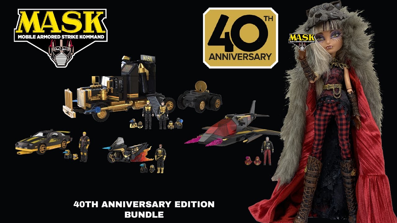 M.A.S.K. 40th Wave 1 Anniversary Editions Announced - WTF! - YouTube