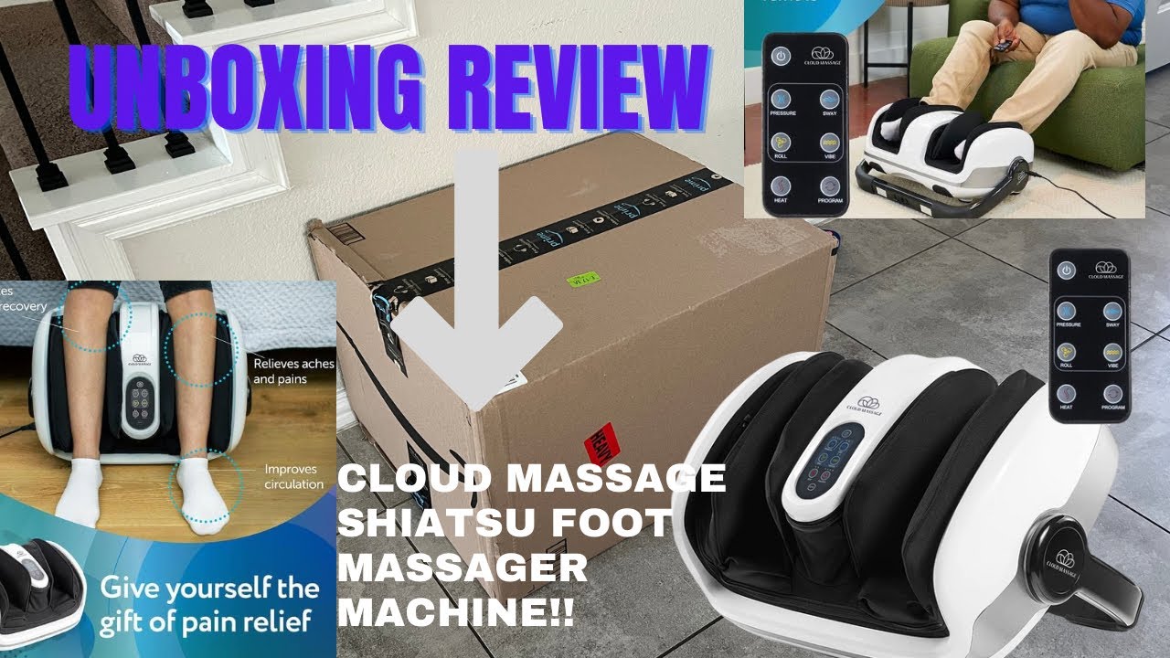 Cloud Massage Shiatsu Foot Massager Machine - Increases Blood Flow