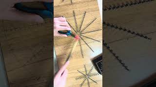 DIY String Art🧵 #shorts