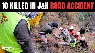 J&K Road Accident | 10 Killed After Vehicle Falls Into 300-Feet Deep Gorge On J&K Highway