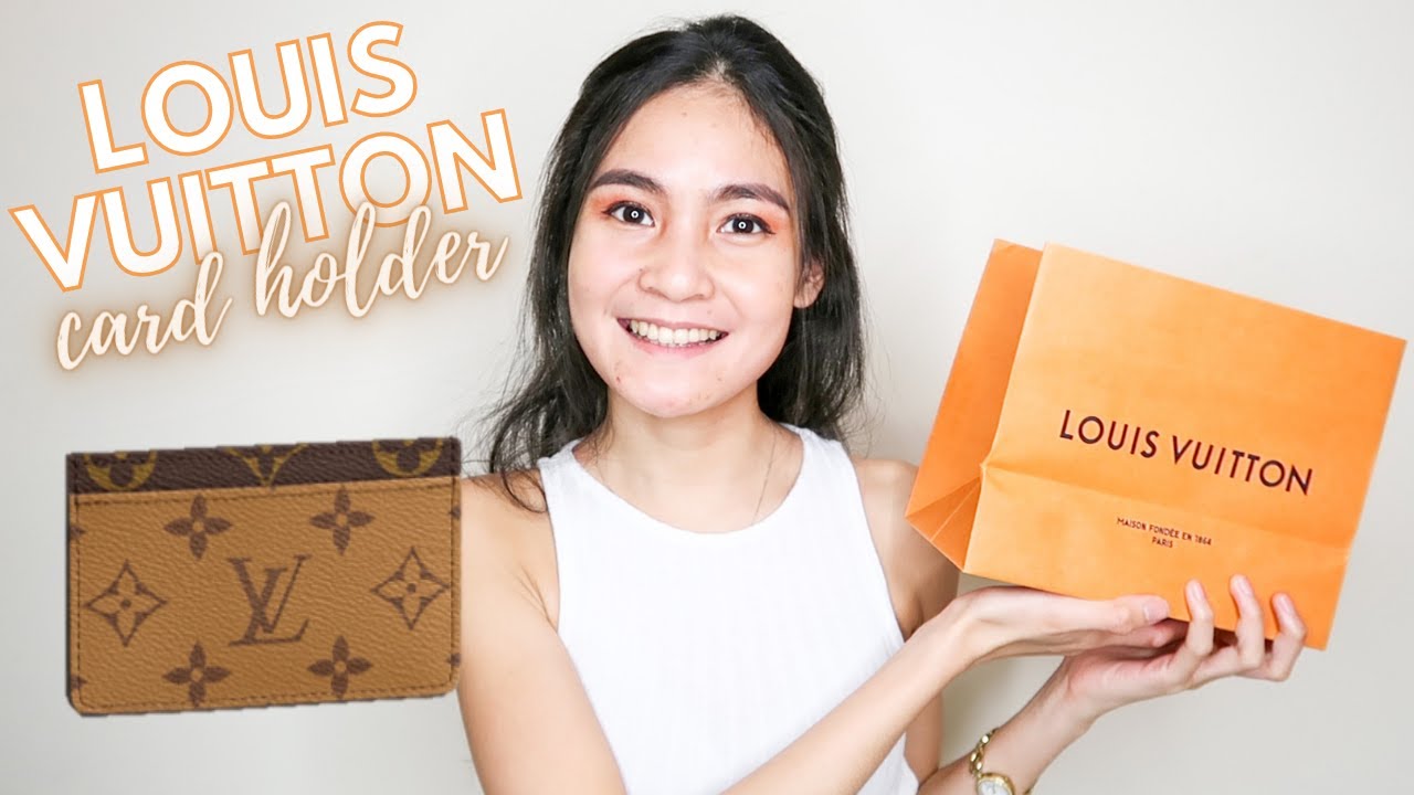 LOUIS VUITTON SIDE-UP CARD HOLDER REVIEW/ WHAT FITS? 