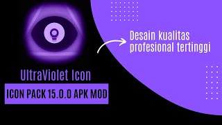 Ultraviolet - Stealth Purple Icon Pack 2.0 Apk mod screenshot 1