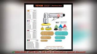 Vevor Mini Air Sander Orbital Pneumatic 123 Grinding Machine Set For Car Polishing Hi
