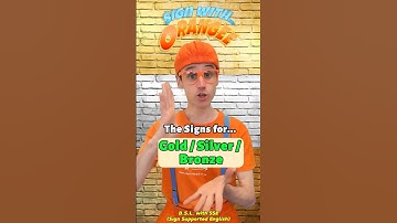 Signs for Gold, Silver & Bronze | Colour Signing in BSL / SSE #bsl #sse #signing