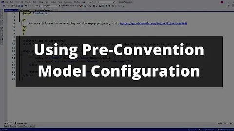 Entity Framework Core 6 - Pre-Convention Model Configuration (NEW)