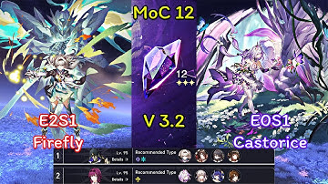 E2S1 Firefly & E0S1 Castorice | Memory of Chaos Floor 12 | Honkai Star Rail 3.2
