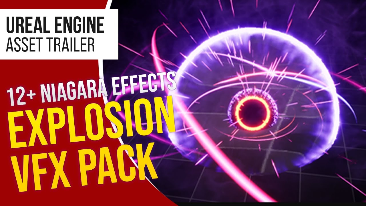 UE5 l 12+ Explosion VFX Pack l Unreal Engine 5 (Trailer) - YouTube