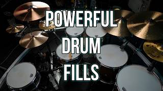5 More Powerful Drum Fills For Beginners | Easy Beginner Drum Fills - That Swedish Drummer