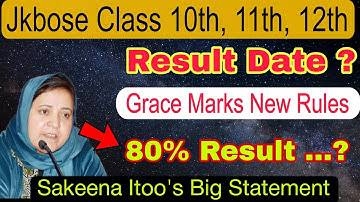 🚨 Breaking News 😱 | JKBOSE Result Date OUT | Grace Marks New Rules | JKBOSE Results 2025 