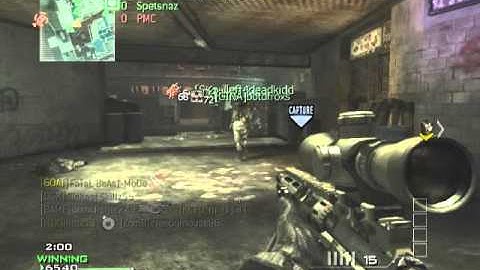 Crazy Cross Map Throwing Knife Kill MW3
