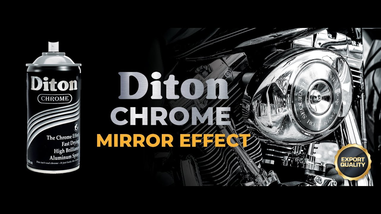 Cat Semprot Efek Kaca - Diton Chrome (300 cc) - Chroma Paint | WA : +62 851-7982-9562