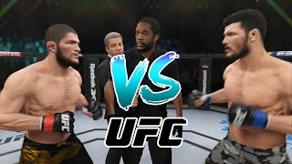 Khabib Nurmagomedov vs. Michael Bisping | EA Sports UFC 4 - K1 Rules o