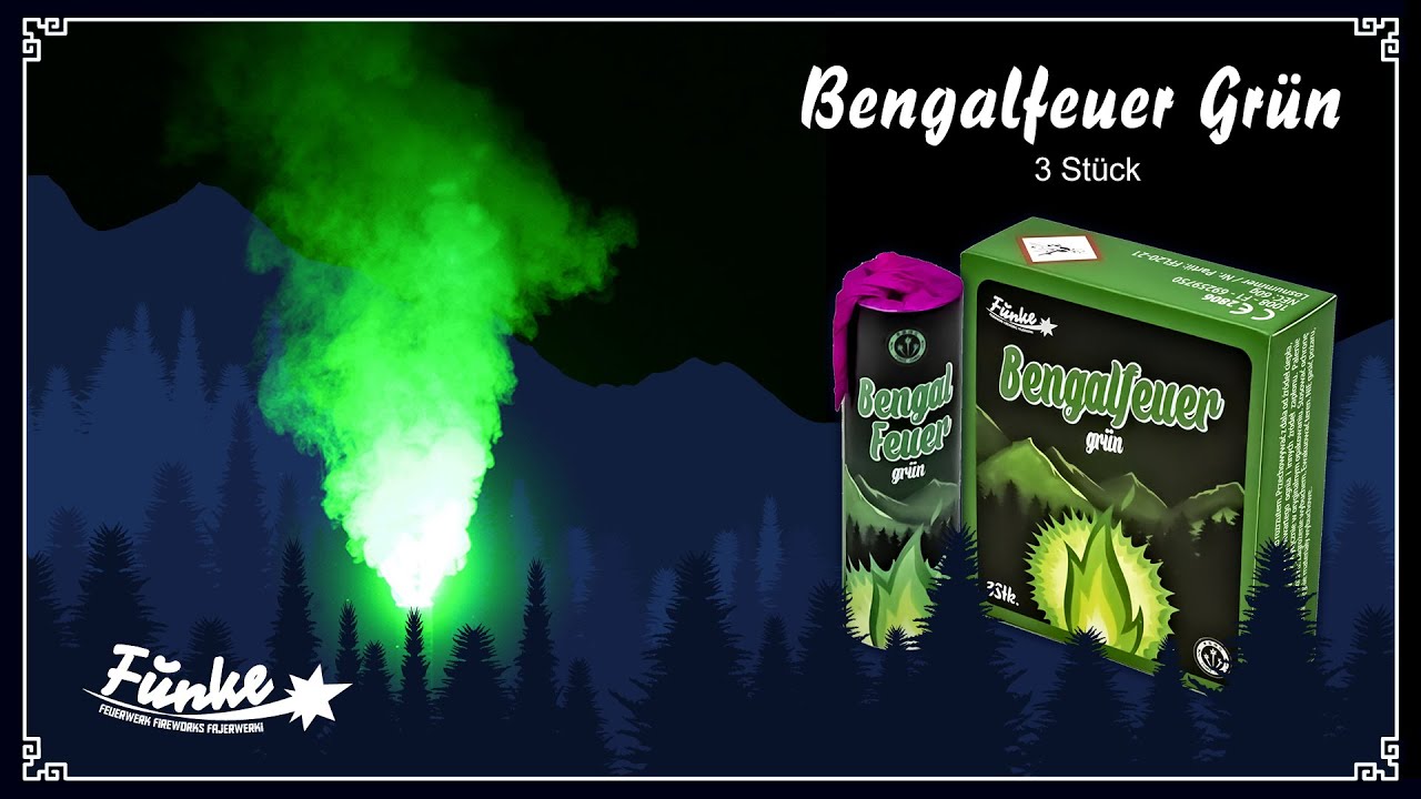 Bengalo - Fiaccola A Forma Di Pyro, 4 Pezzi, Colore: Blu - 8