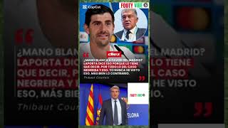 THIBAUT COURTOIS: "NO HAY MANO BLANCA A FAVOR DELMADRID"#Courtois #RealMadrid#La Liga#futbol